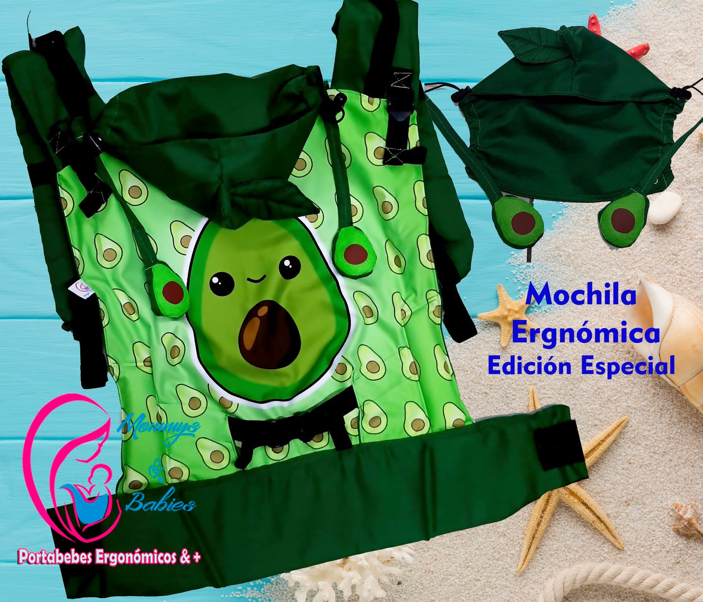 Mochila Ergonómica Fantasia Aguacate