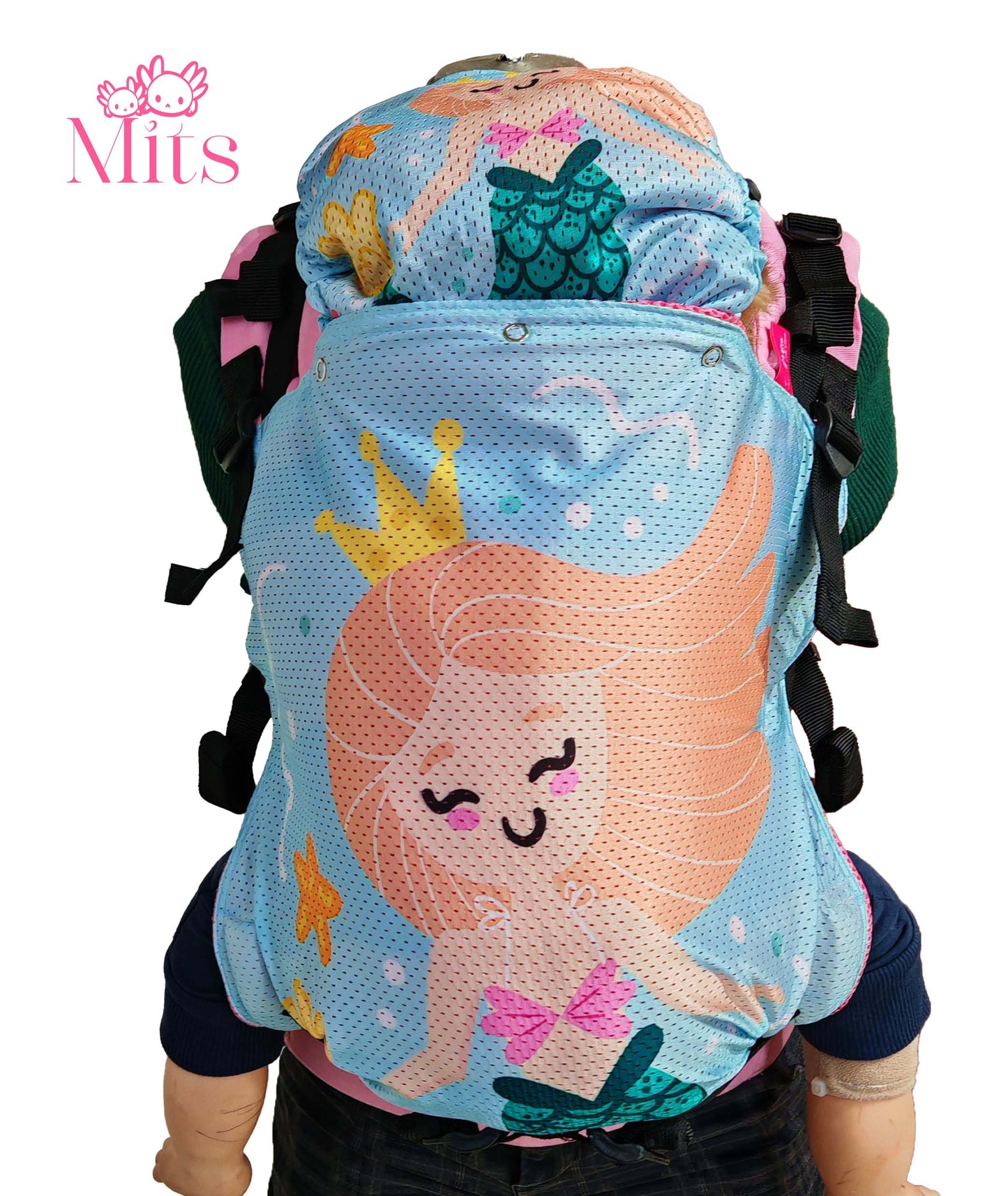 Mochila Ergonomica Talla Premium Sirena