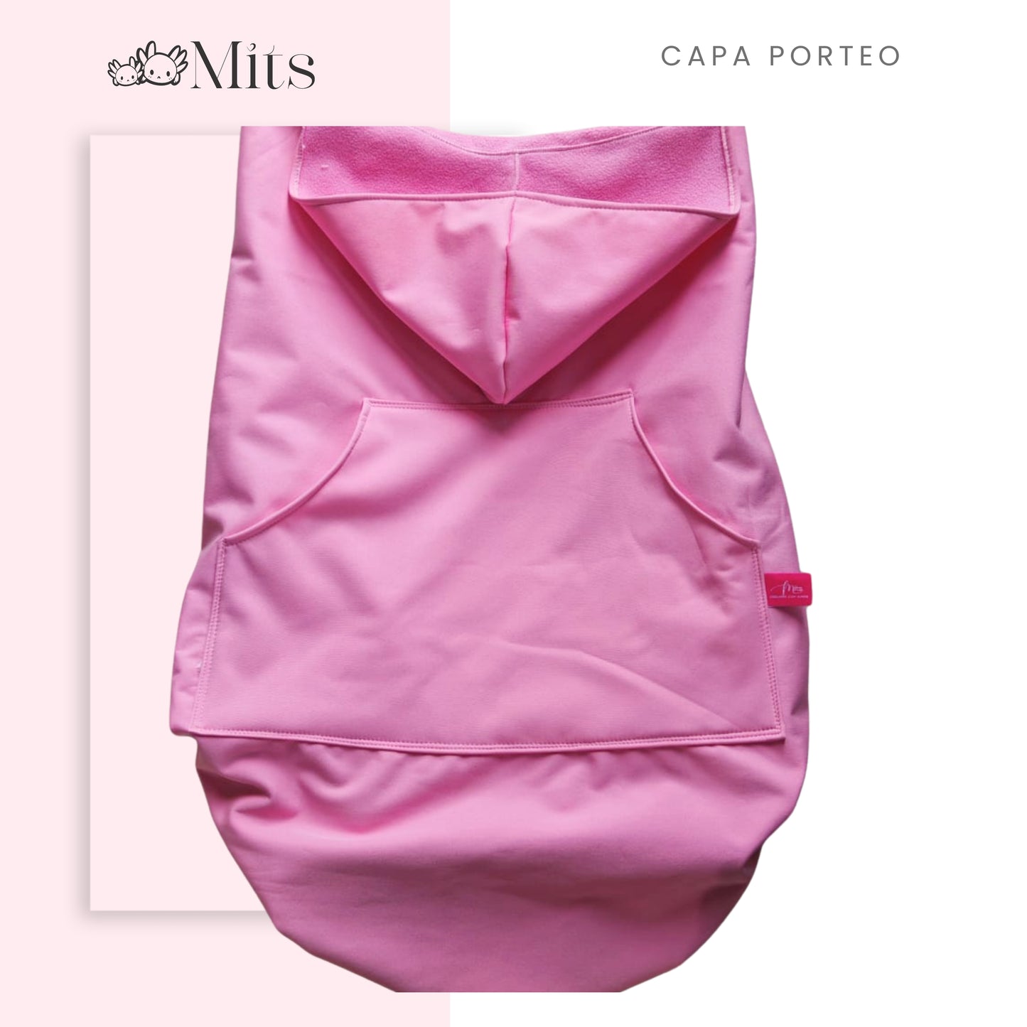 Capa de Porteo Impermeable Rosa