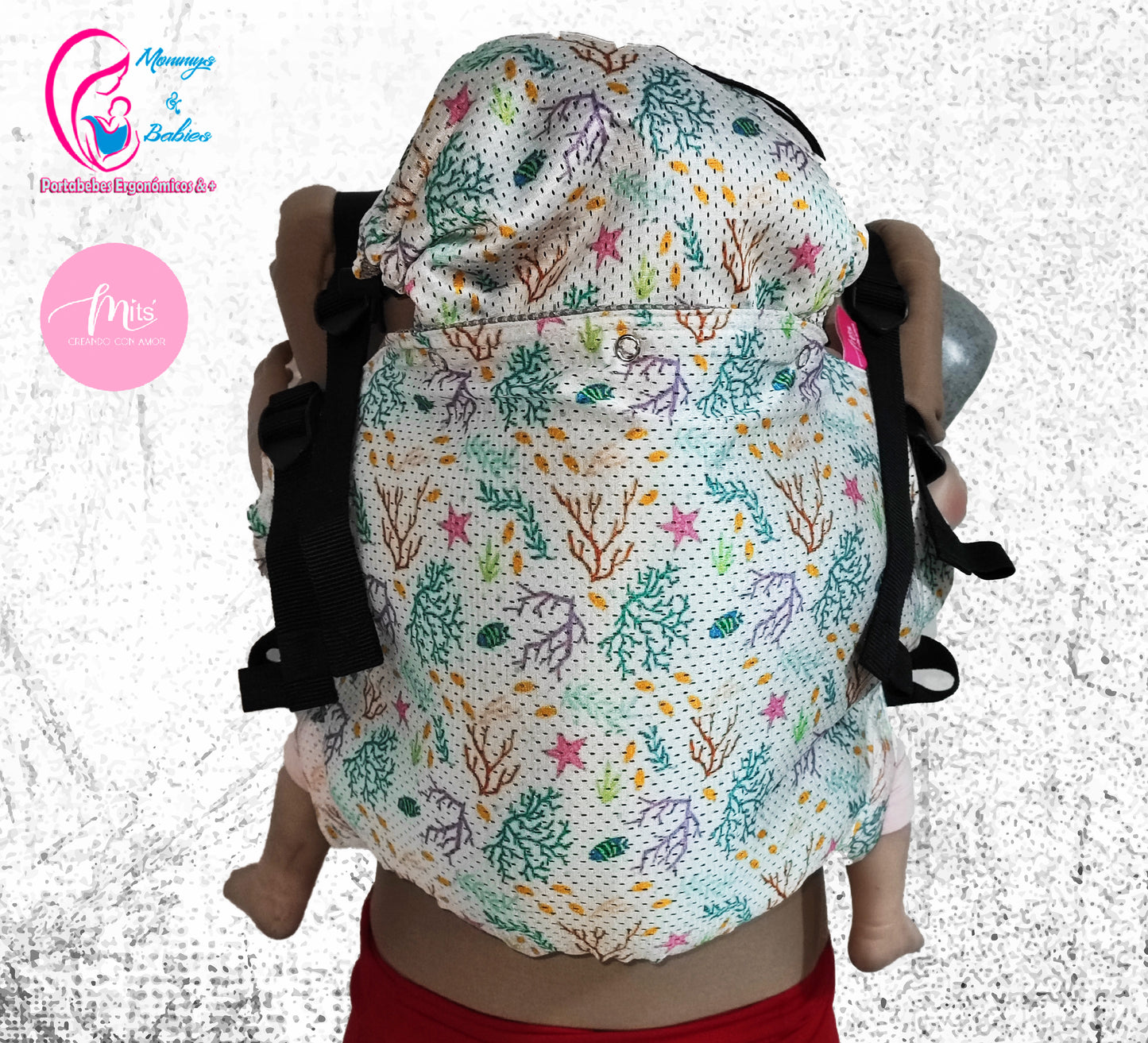 Mochila Ergonómica Fondo Mar
