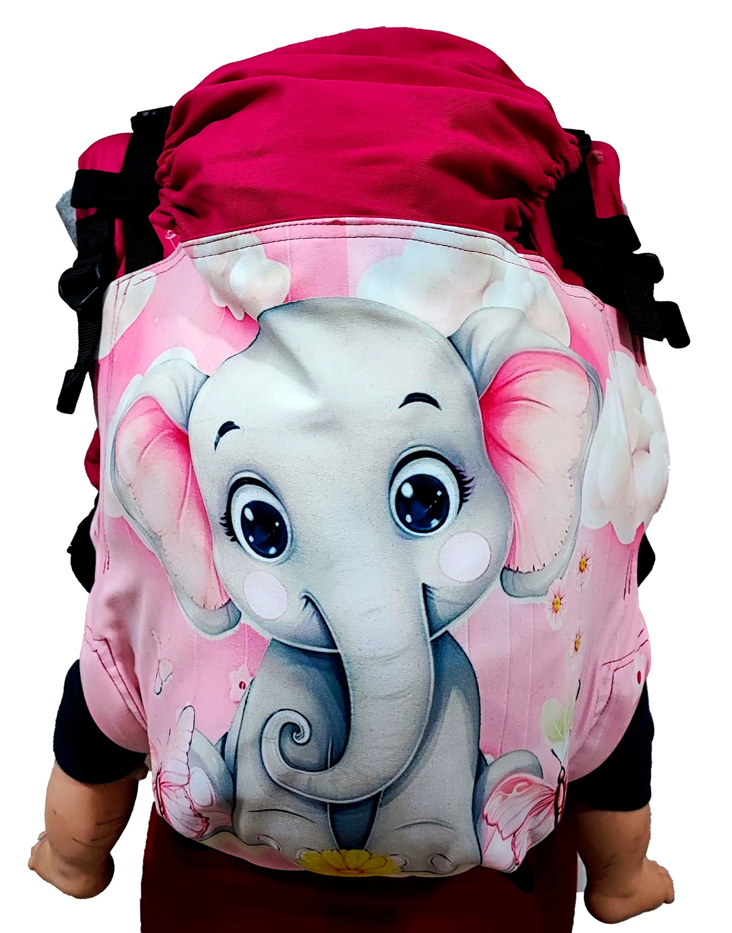 Mochila Ergonómica ElefanteRosa