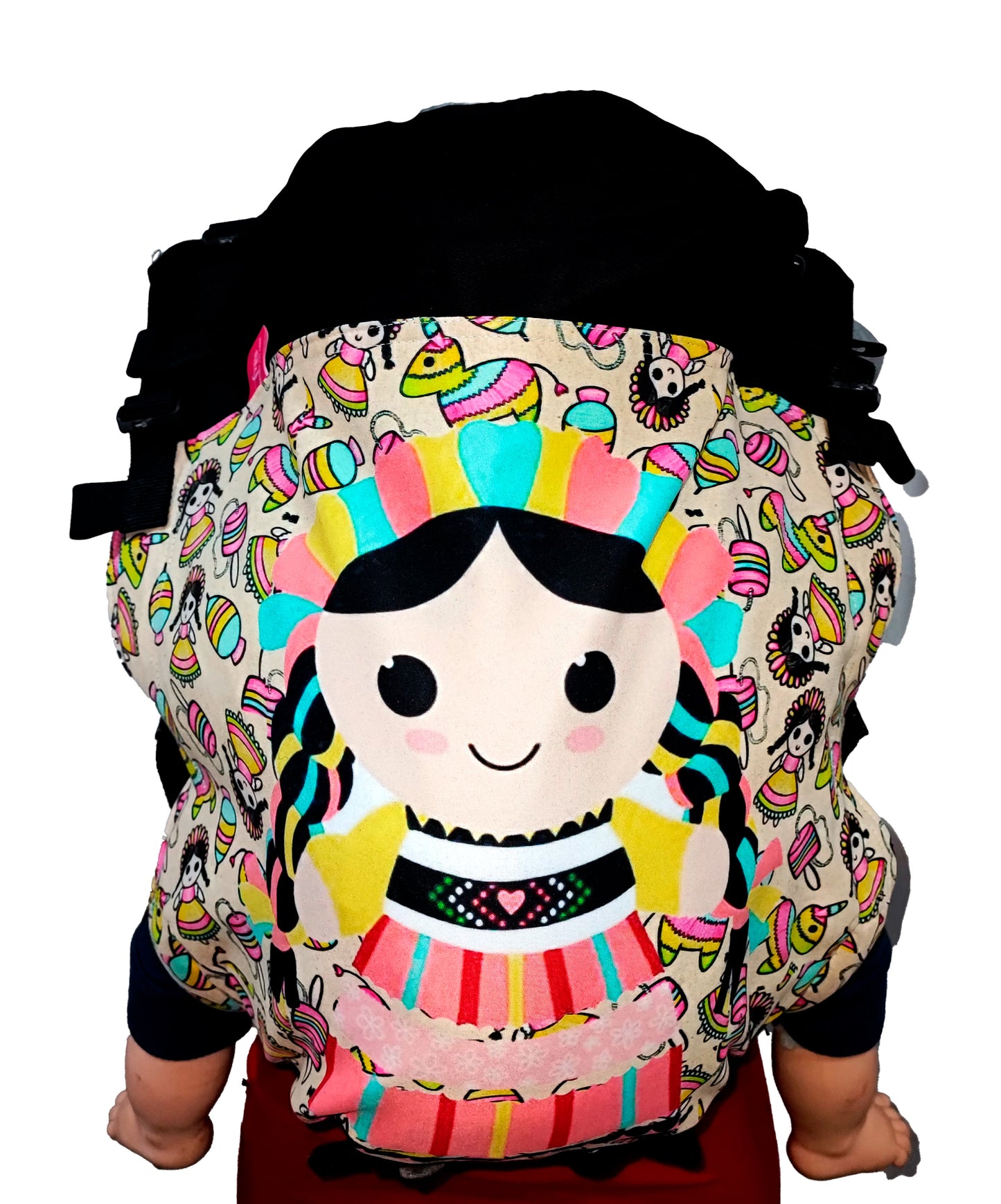 Mochila Ergonómica Muñequita Mexicana