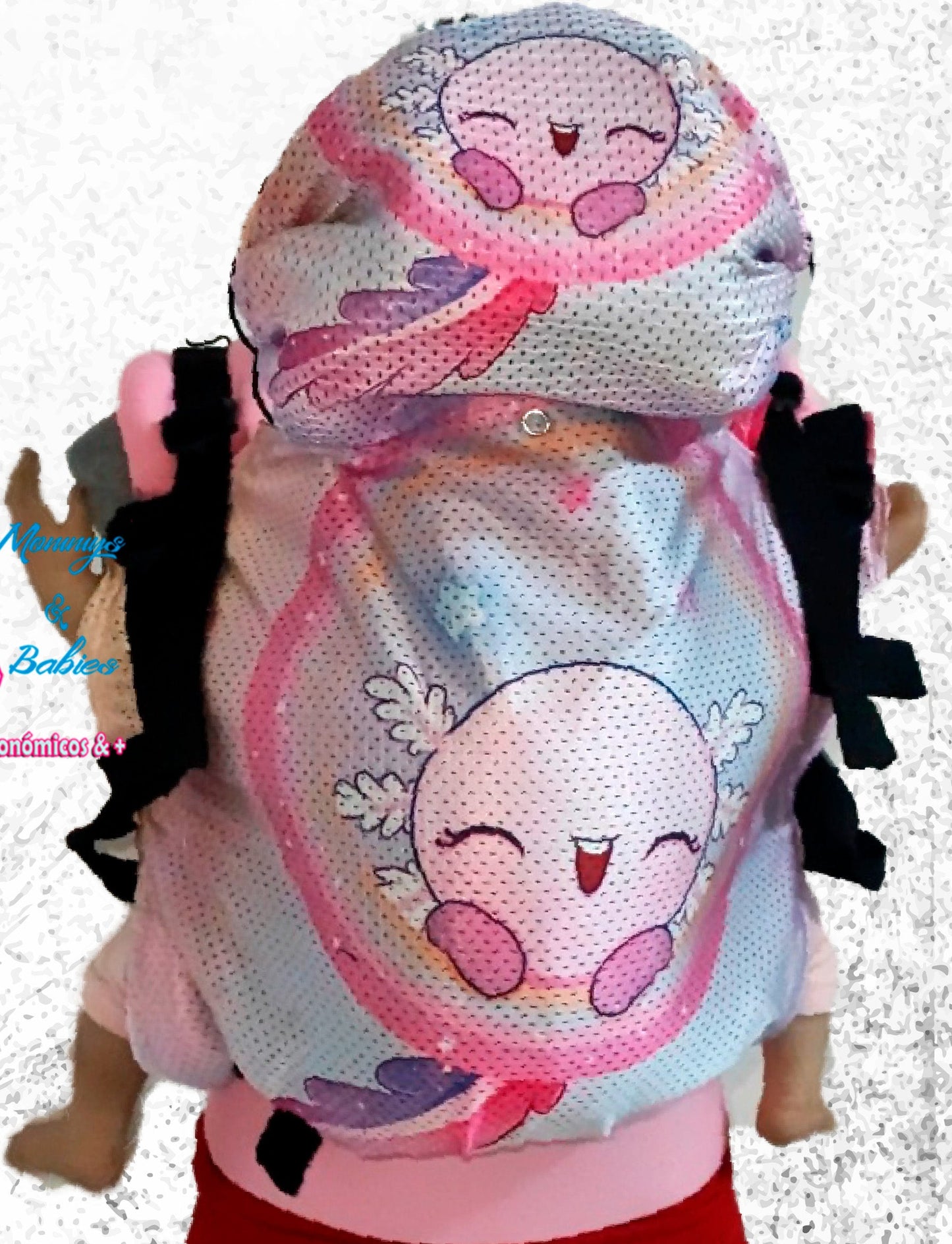 Mochila Ergonómica Ajolote Rosa