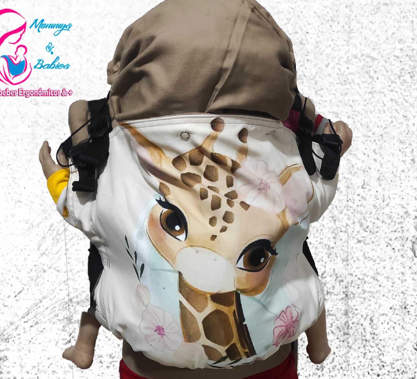 Mochila Ergonómica Jirafa Beige