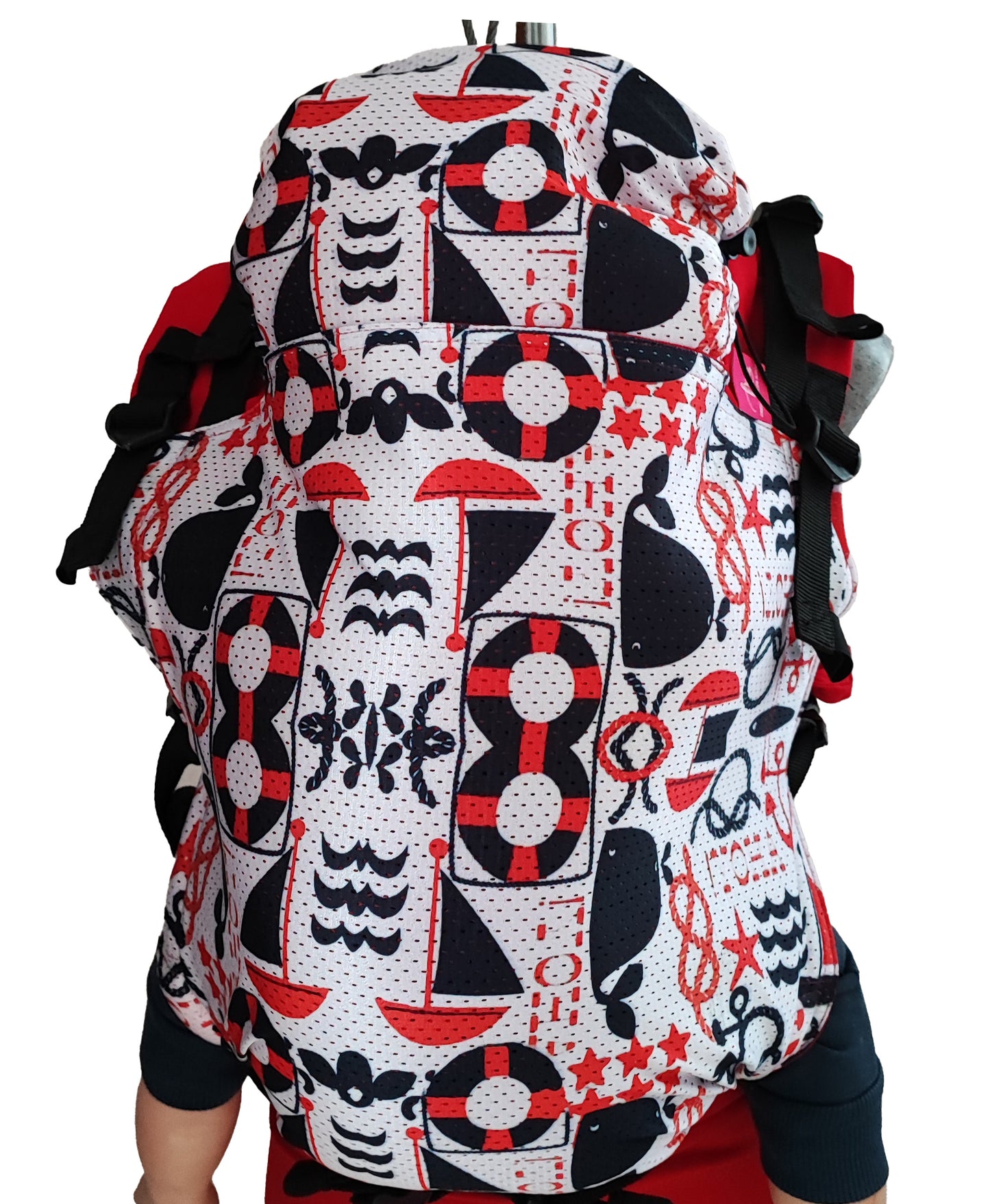 Mochila Ergonomica Talla Premium Modelo Malla Anclas