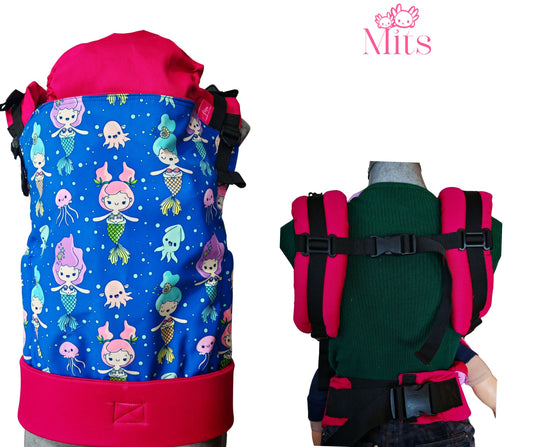 Mochila Ergonómica Talla Premium Mod. Algodón SIRENITAS