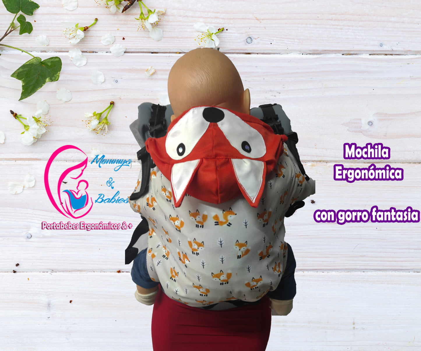 Mochila Ergonómica Fantasia Zorritos