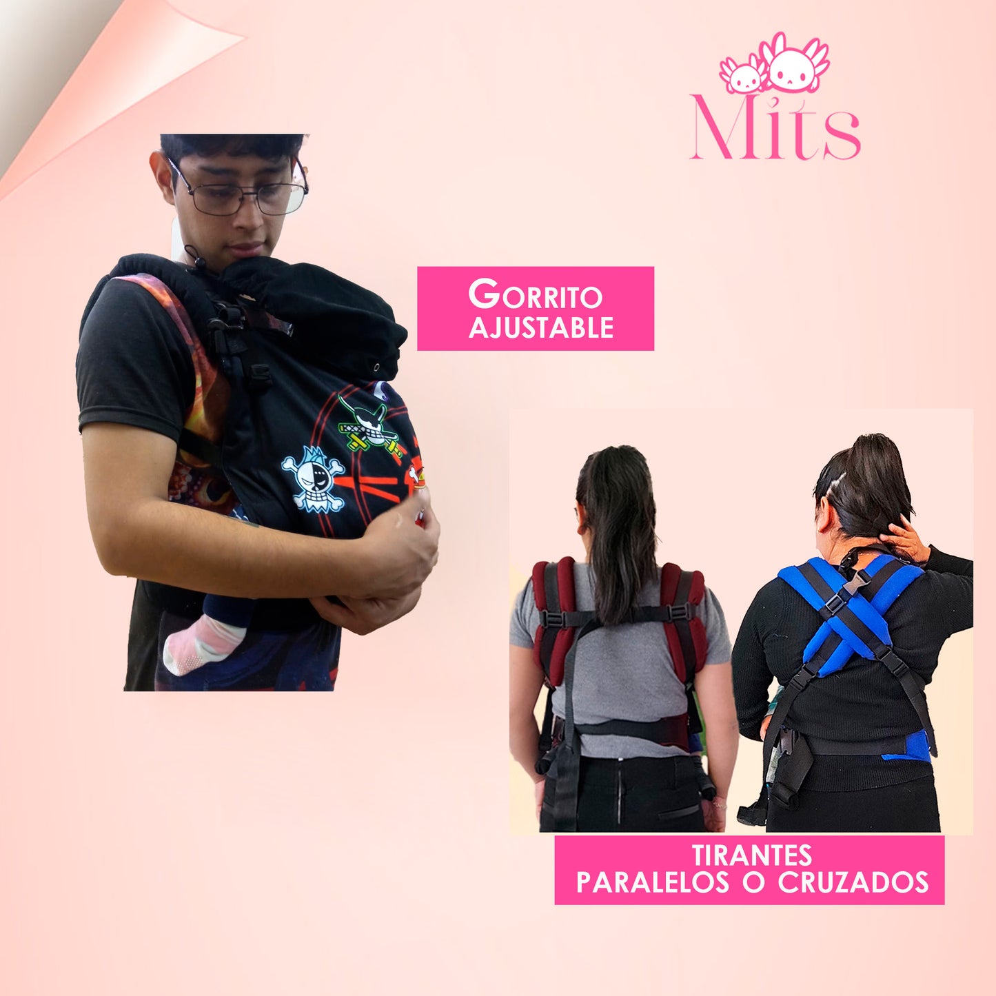 Mochila Ergonómica Pato Donald