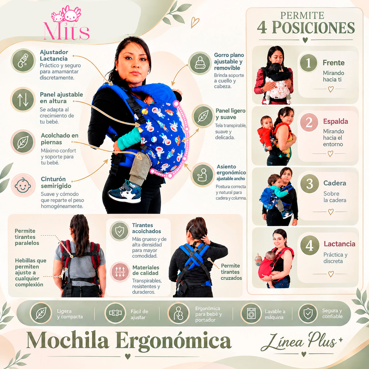 Mochila Ergonómica Atrapasueños mimi