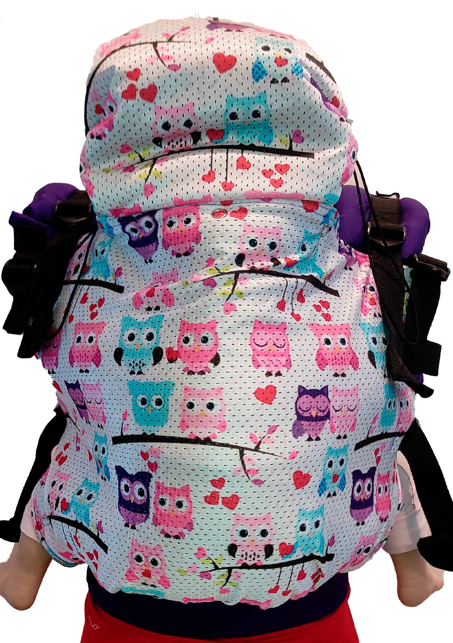 Mochila Ergonómica BuhosRosa