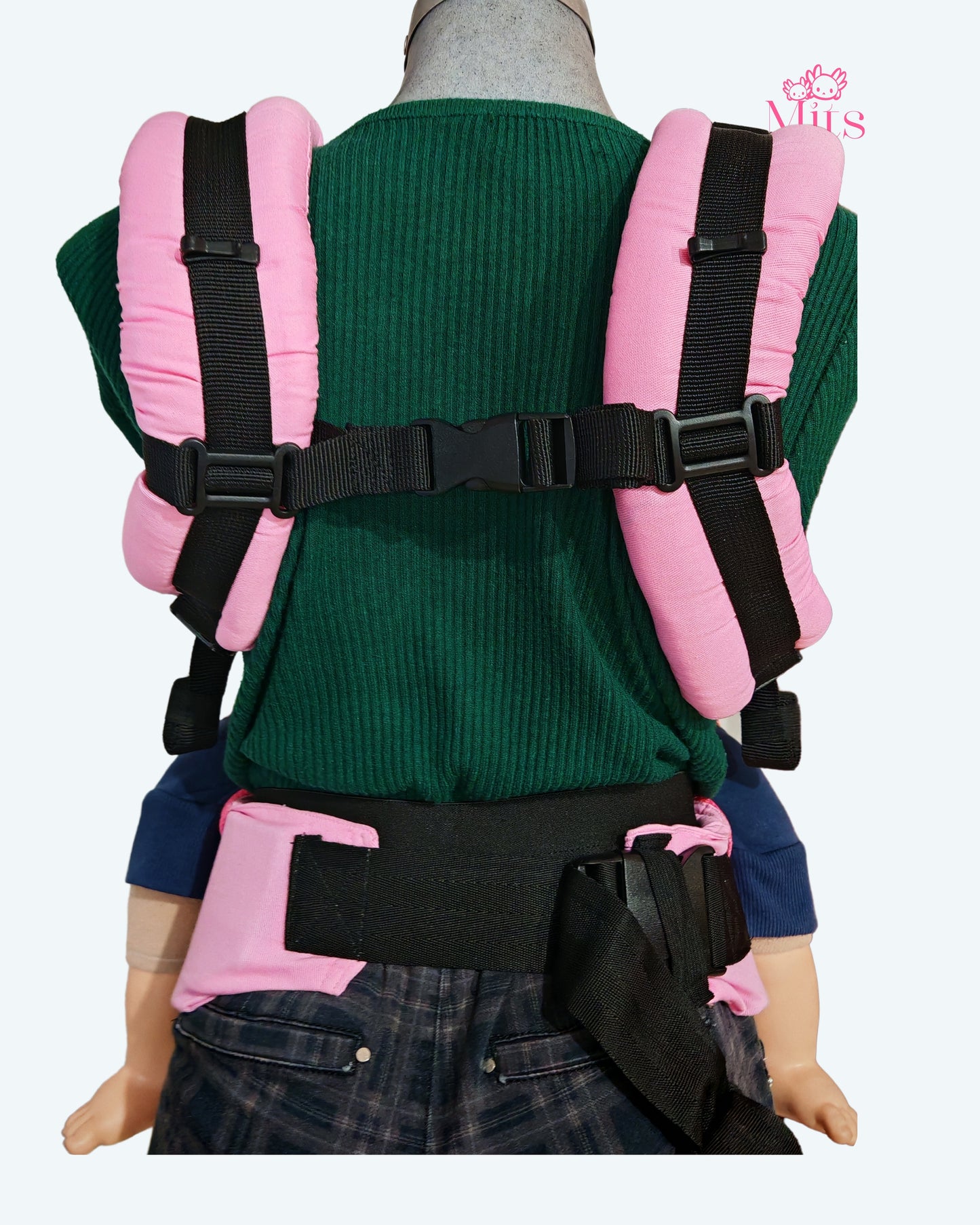 Mochila Ergonómica  Mod. Malla Rosa
