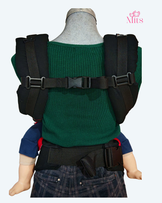 Mochila Ergonómica Talla Baby Mod. Algodón Lunas