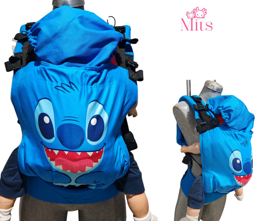 Mochila Ergonómica Talla Baby Mod. Algodón Stich