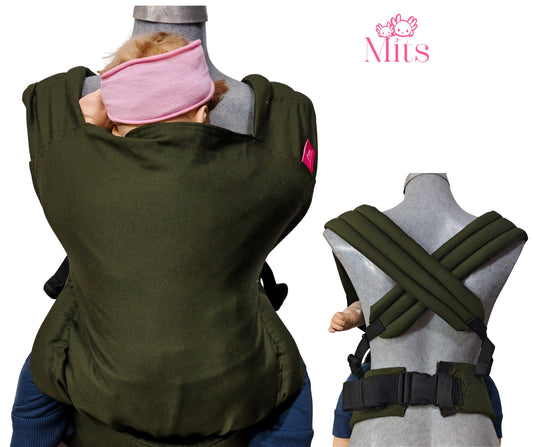 Mochila Ergonómica Lite Verde Olivo