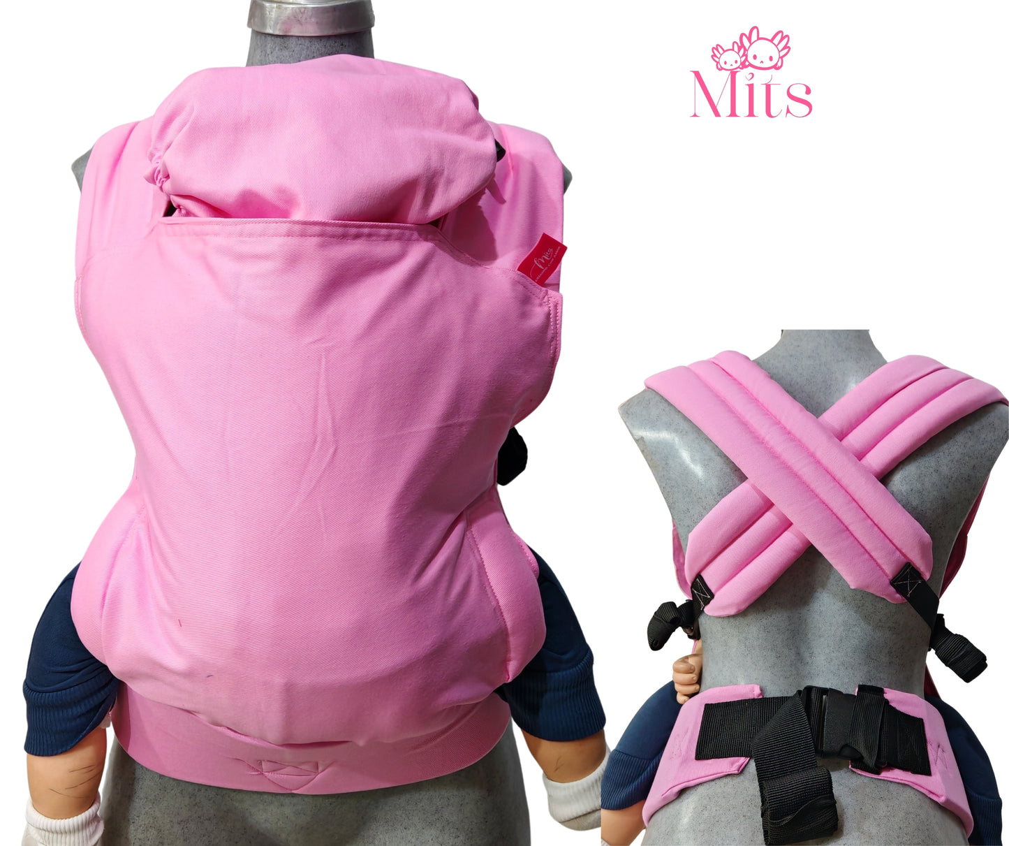 Mochila Ergonómica Lite  Rosa