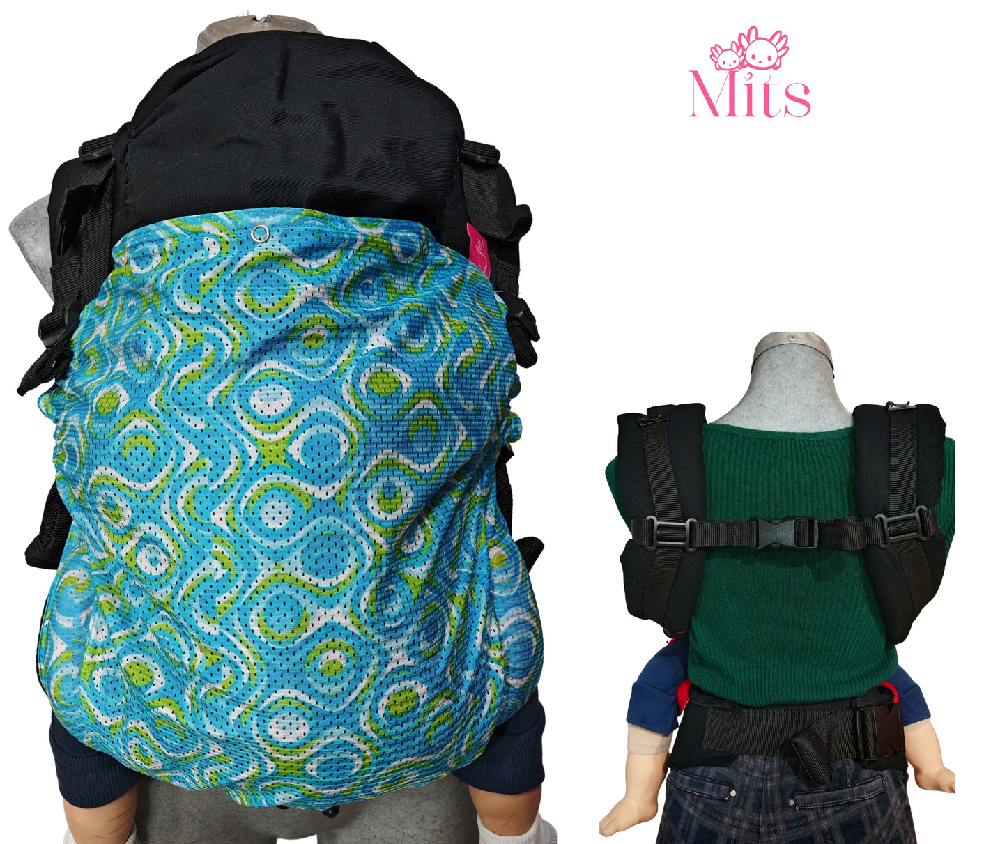 Mochila Ergonomica Talla Premium Mod. Malla ONDAS