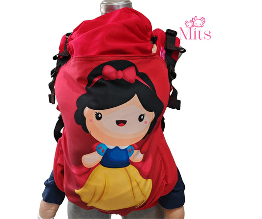 Mochila Ergonómica Talla PLUS PREMIUM Mod. Algodón BlancaNieves