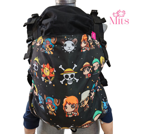 Mochila Ergonómica Talla PLUS PREMIUM Mod. Algodón OnePiecee