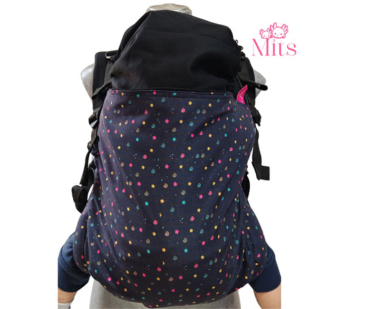 Mochila Ergonómica Talla PLUS PREMIUM Mod. Algodón Espirales