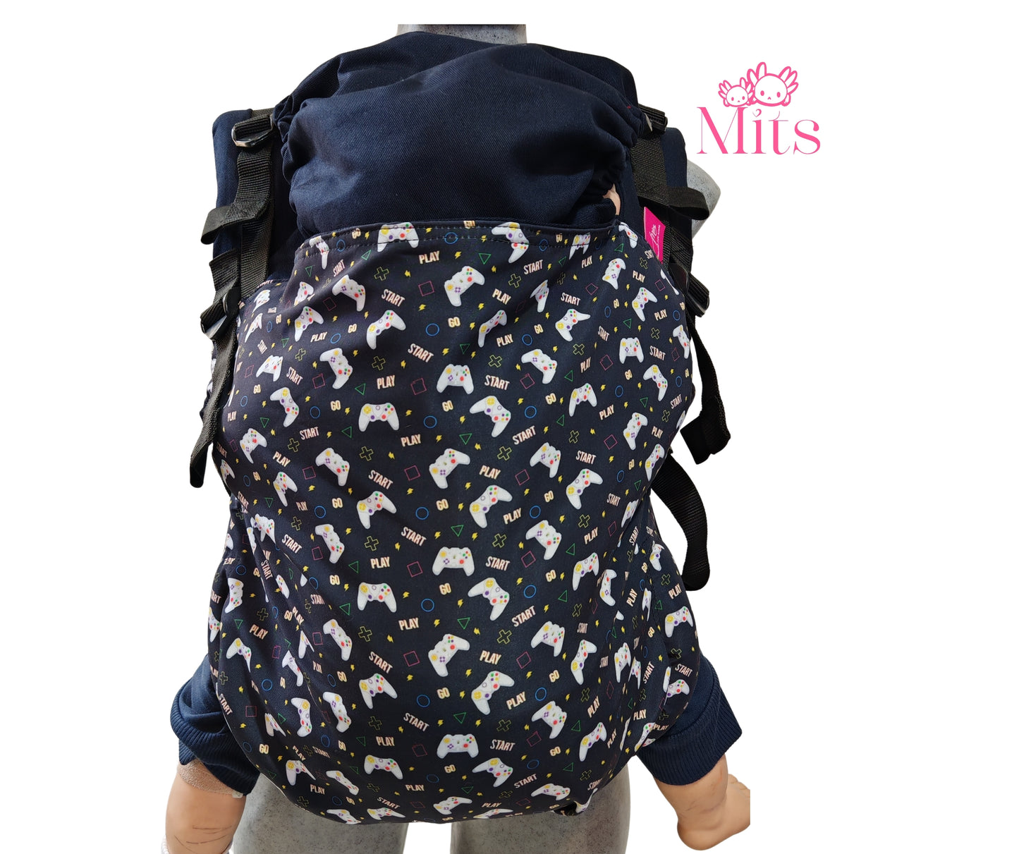 Mochila Ergonómica Talla PLUS PREMIUM Mod. Algodón Controles
