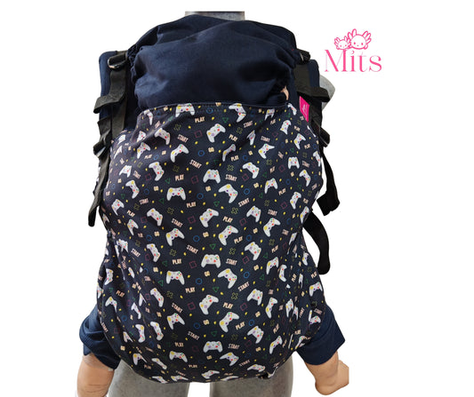 Mochila Ergonómica Talla PLUS PREMIUM Mod. Algodón Controles