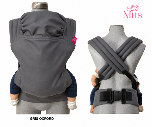 Mochila Ergonómica Lite Gris Oxford