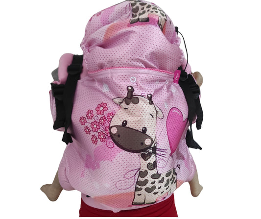 Mochila Ergonómica JirafaRosa
