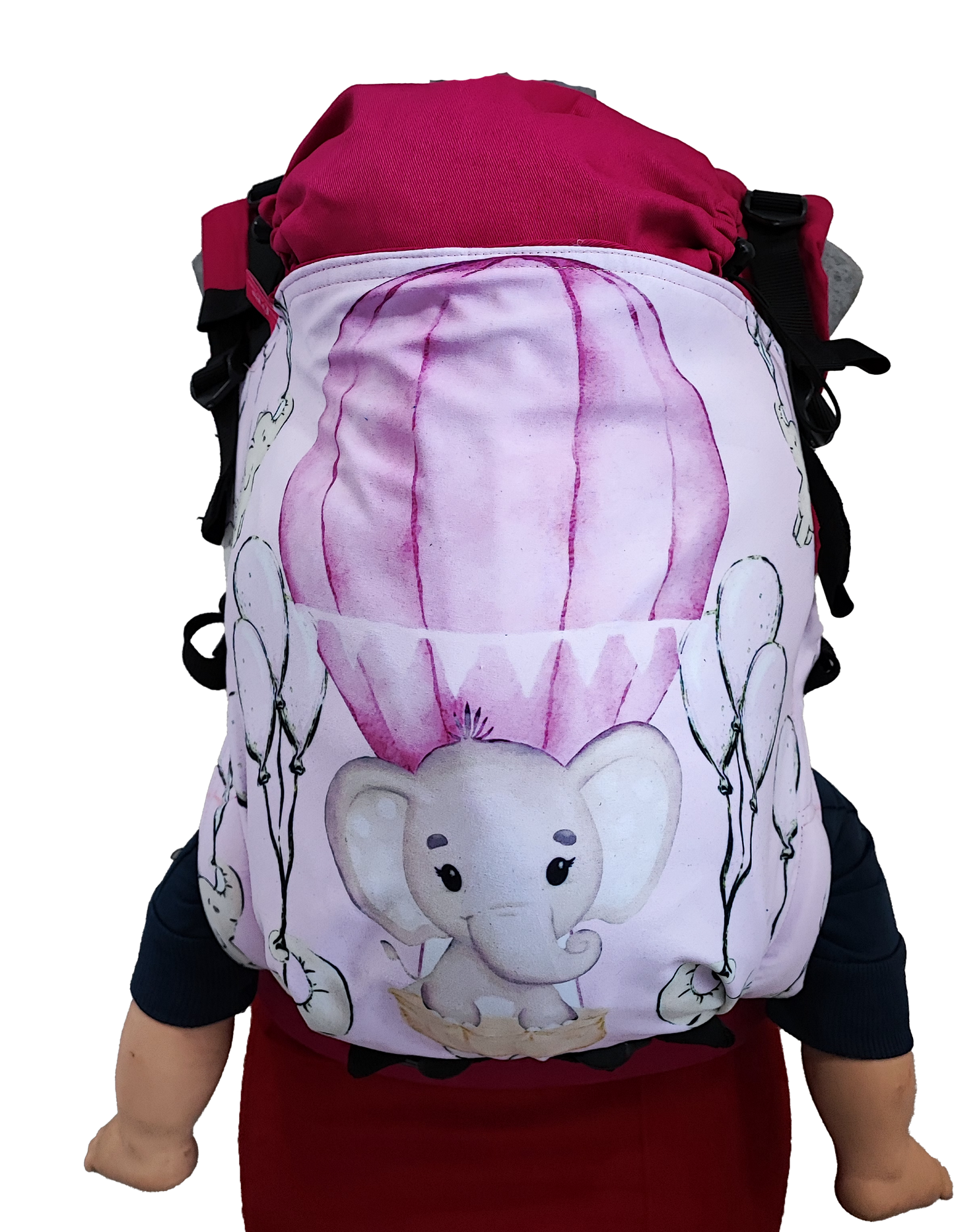 Mochila Ergonómica  elefanteRosa