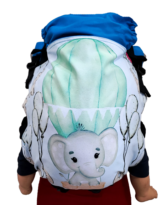 Mochila Ergonómica elefantito globo