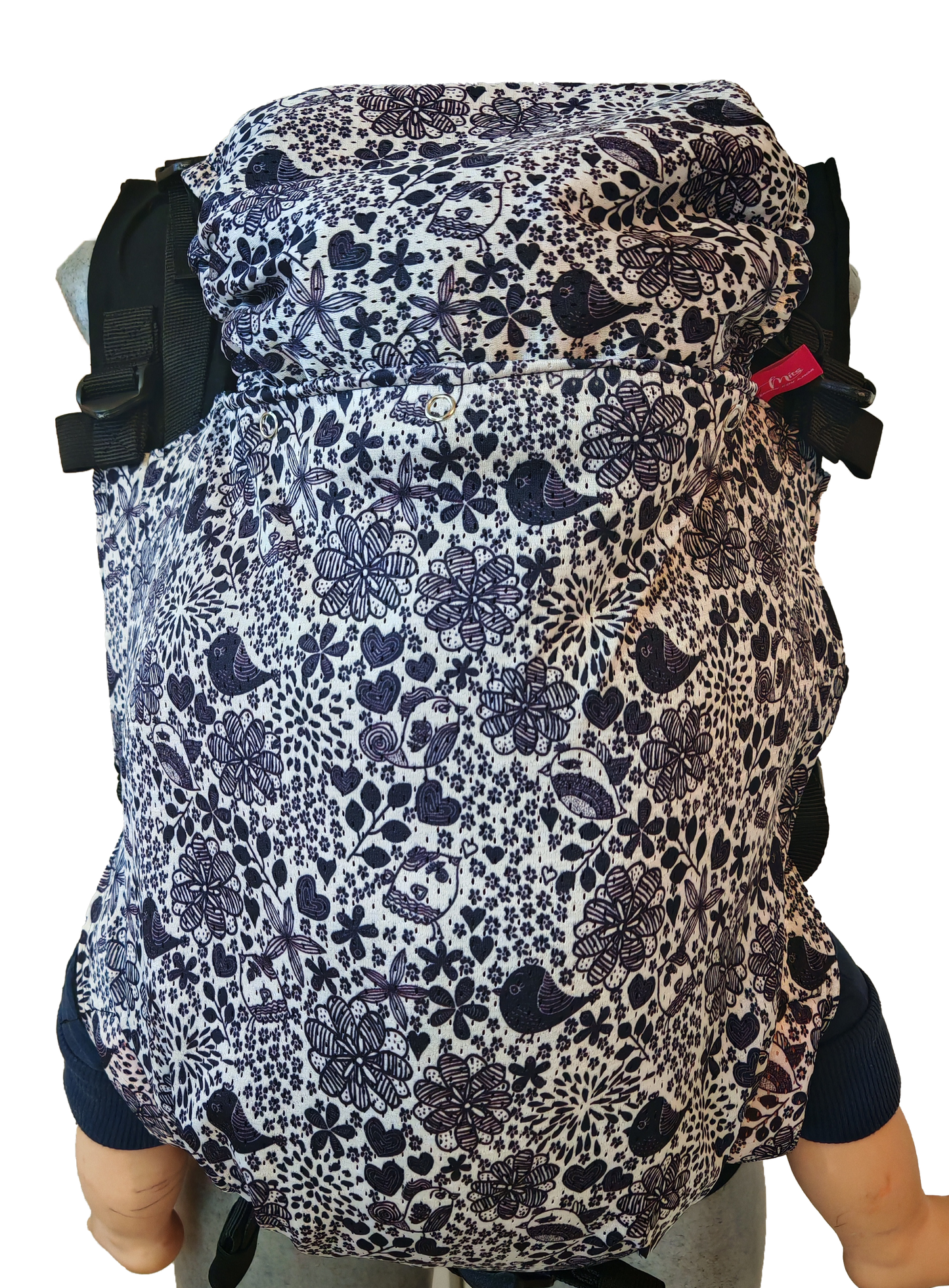 Mochila Ergonómica  PajaritosGris