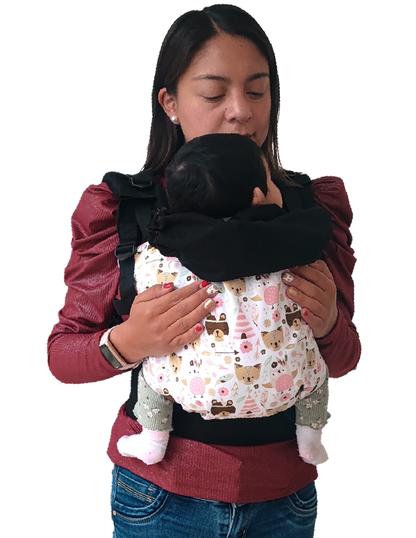 Mochila Ergonómica Talla Baby Modelo Algodón Diseños Niñas