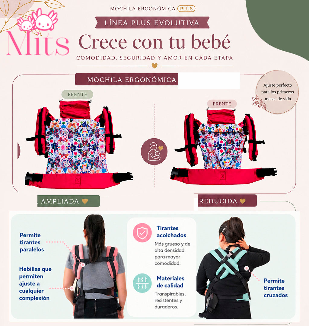 Mochila Ergonómica sirena