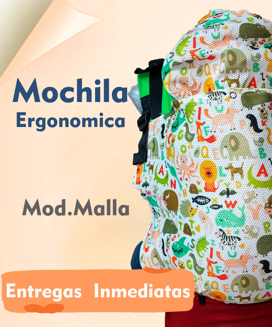 Mochila Ergonomica Talla Premium Modelo Malla