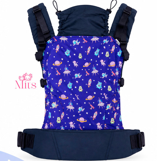 Mochila Ergonómica Mits Línea Plus ovnis