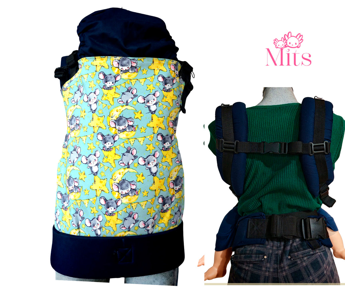 Mochila Ergonómica Mits Línea Plus Ratoncitos