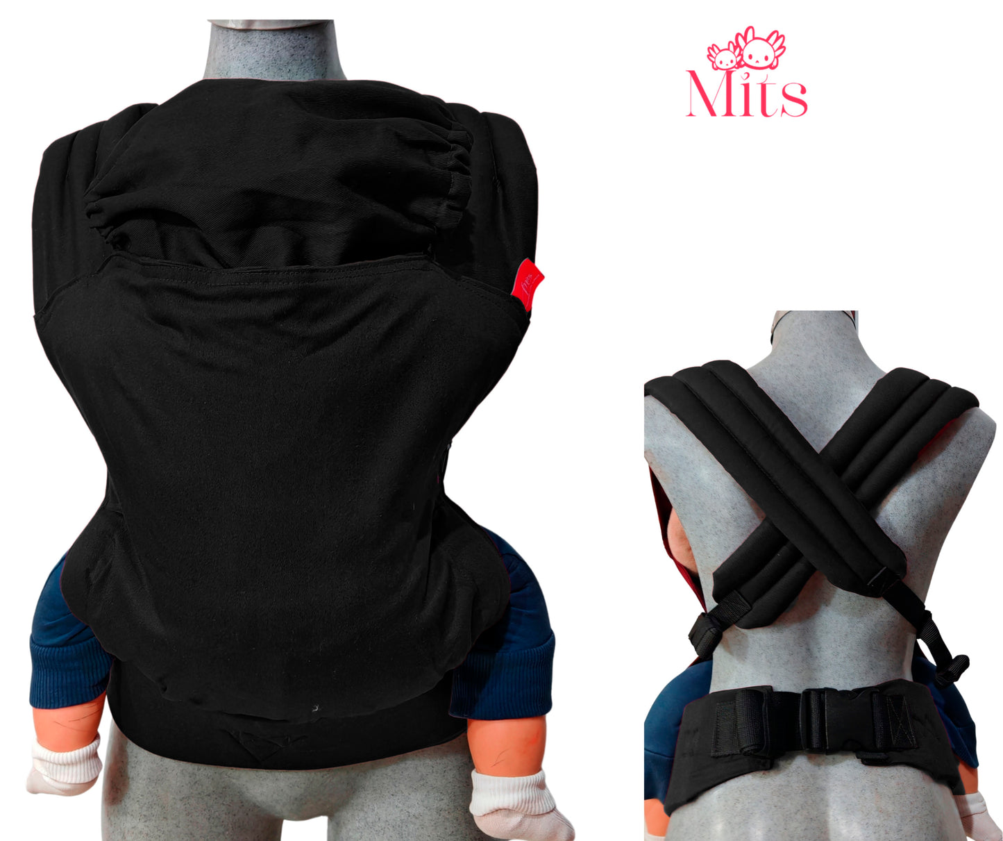 Mochila Ergonómica Lite negro